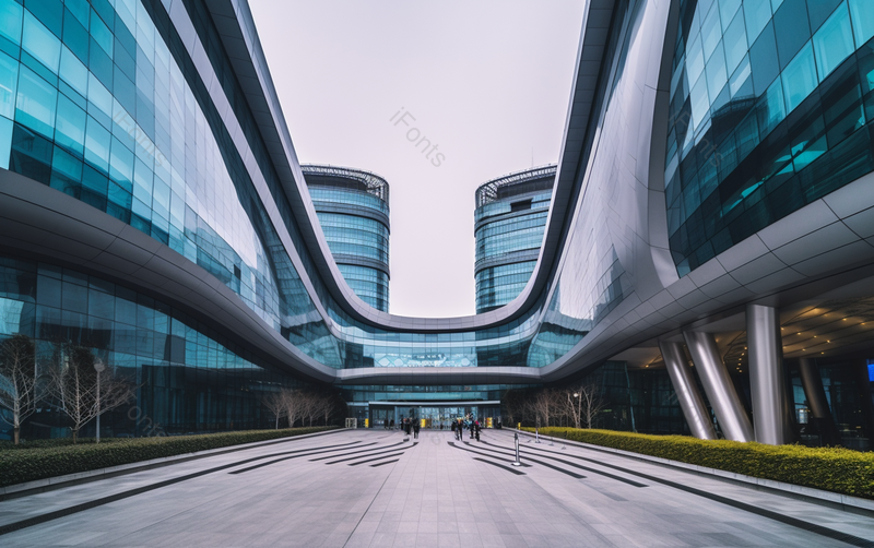城市环形艺术写字楼建筑高清摄影实拍,高清,摄影图,摄影图片,图片大全,摄影图免费下载
